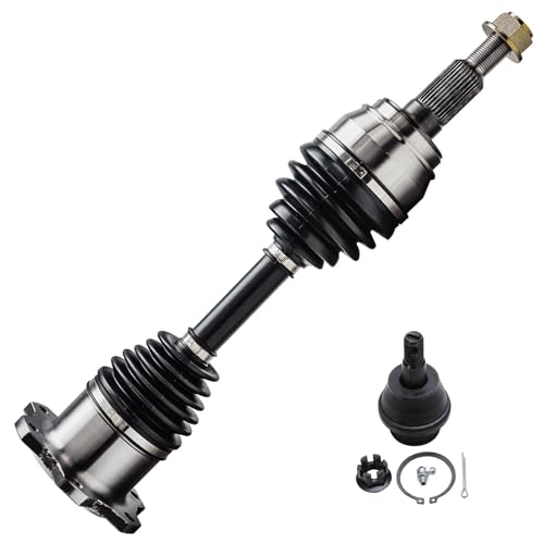 Image of Detroit Axle - 4WD Front CV Axle Lower Ball Joint for Chevrolet Tahoe GMC Yukon XL Cadillac Escalade ESV CV Axle Shaft Lower Ball Joint 2003 2004 2005 2006 Replacement