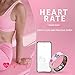 Elegant Smart Ring for Women & Men, Fitness & Health Tracker with 24/7 Heart Rate Monitoring, Sleep Tracking, Blood Oxygen (SpO2) Monitor, IP68 Waterproof, Step Counter, for iOS & Android (Pink, 9)