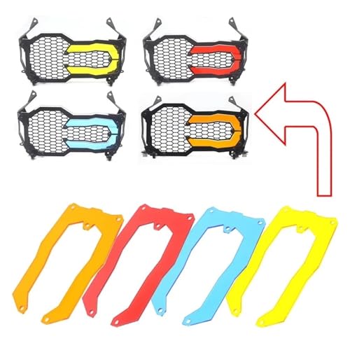 Cache phare moto pour BMW R1250GS protection calandre en acier inoxydable