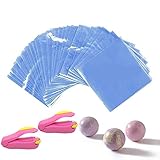 Newbested Shrink Wrap Bags 300pcs - 15 x 15 cm with Two Mini Heat Sealer, Bags for Soaps Bath Bombs, Handmade Soaps and DIY Craft.
