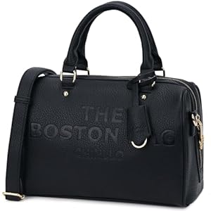 Boston Bags for Women, Top Handle Satchel Purse and Handbags with Shoulder Strap