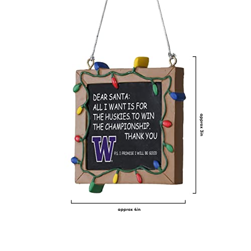 Foco Ncaa Chalkboard Sign Ornament #TOP2