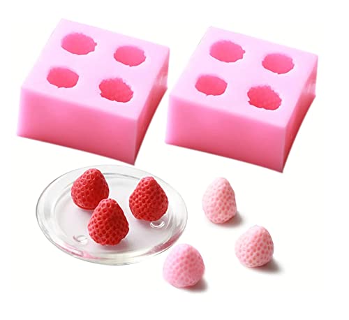 RKPM HOMES Strawberry Shape Chocolate Mould | 3D DIY Fondant Silicone Mold | Baking Tools for Cake Chocolate Candy Ice Jelly Soap | Baking Moulds | for Cake Cupcake Topper Decoration (Small & Large) (B0B6W1J8BS) Amazon Price History, Amazon Price Tracker