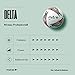 Mitre Unisex Soccer Ball Professional Delta, One - White/Black/Blood Orange, 4
