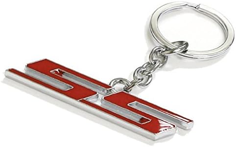 Llavero de llavero Super Sport SS, Rojo cromado
