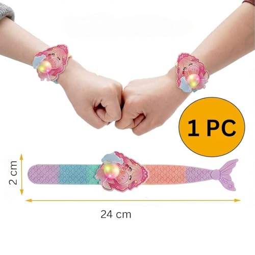 Image of FunBlast Space Wrist Band for Kids - Kids Wrist Bands for Boys and Girls, Slap Band Cute Bracelet with LED Light Up, Return Gift for Kid