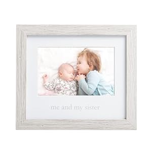 Kate & Milo Rustic Me & My Sister Frame, Sibling Keepsake, Ideal Little or Big Sister Gift, Gender Neutral Nursery Decor Kate Milo Rustic Me My Sister Frame Sibling Keepsake Ideal Little or Big Sister Gift Gender Neutral Nursery Decor