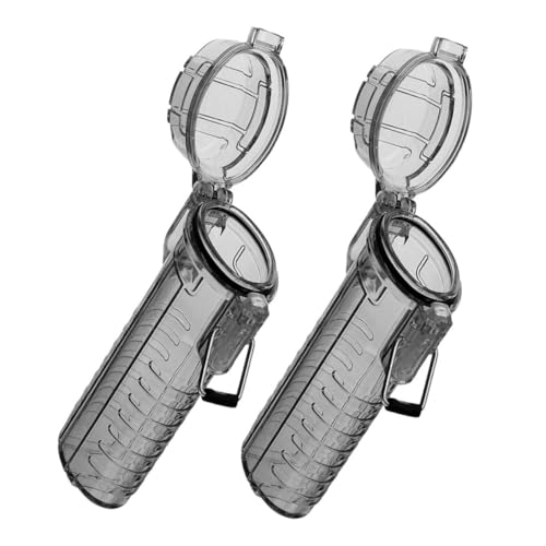 BEBEMOKO 2piezas Chaqueta Ligera para Encendedor Funda Protectora y Anti-Humedad para Camping Al Aire Negro