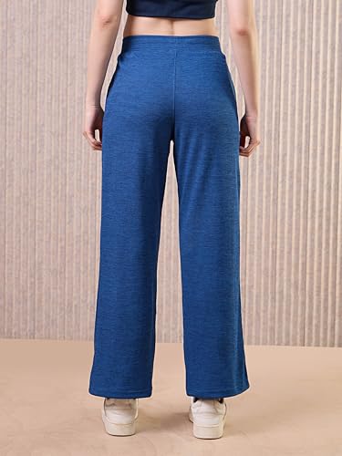 Image of TECHNOSPORT Women's Relaxed Fit Mid Rise Track Pant