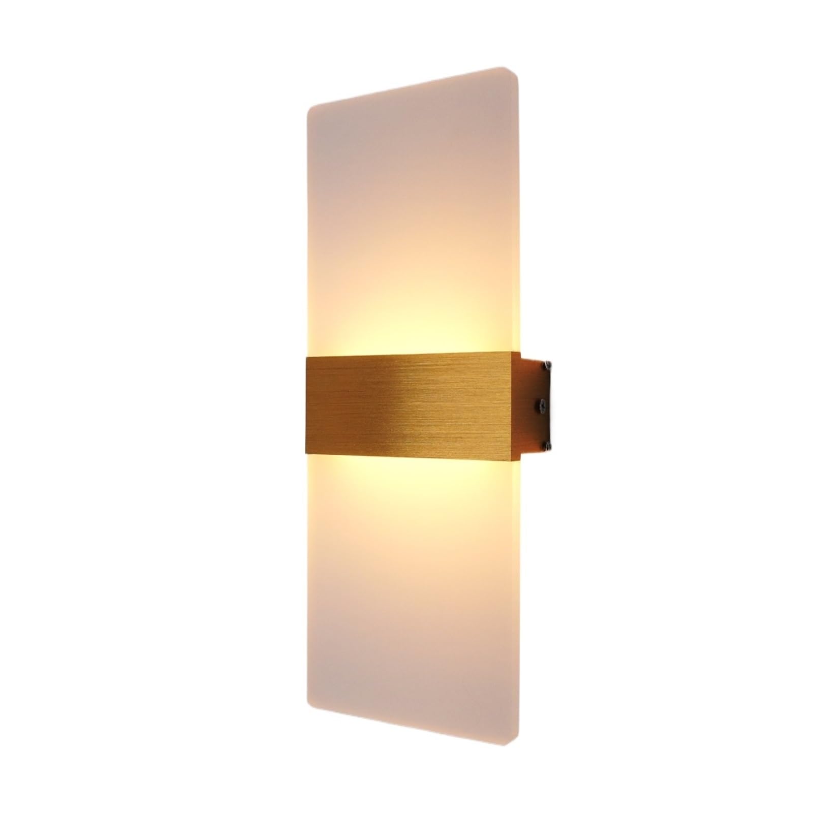 KOESRXNQW Modern Minimalist Wall Lamp, Indoor LED Light, Aluminum Acrylic Hardwire, Bedroom Living Room Corridor Staircase Flexible Adjustment