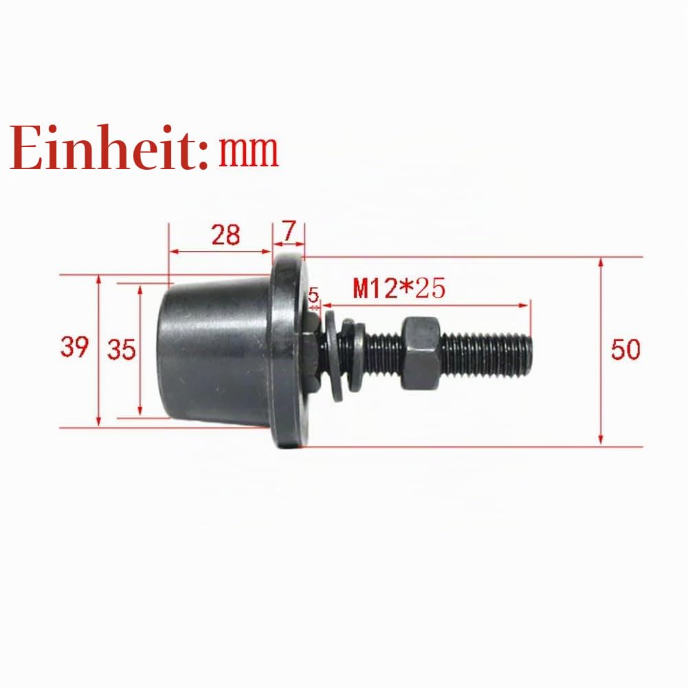 4 x robuste I-Träger-Rollen, I-Beam-Rollen, Rollen für I-Träger, Trägerwagen, robuste Räder, für Garagenheber für geraden, gebogenen I-Träger
