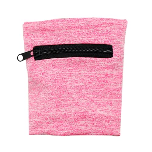 Image of boshiho Unisex Zippered Wristband Pouch Runner's Wrist Pocket Reversible Wrist Wallet