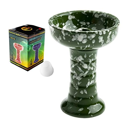 HIBRON Cazoleta Tipo Phunnel para Shishas o Cachimbas Estandares -Compatible con Provost, Kaloud y otros gestores de calor