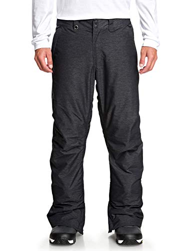 Quiksilver Estate-Pantalón para Nieve para Hombre, Dark Grey Heather, M