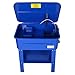 20 Gallon Automotive Parts Washer with 110V Electric Pump and Removable Shelf – Heavy-Duty Steel Construction