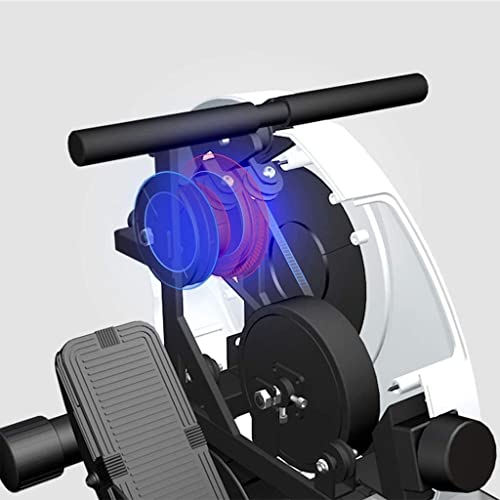 Image of Magnetic Rowing Machine 220 LB Weight Capacity Comfortable Seat Cushion /Rowing Machines for Home Use (White)