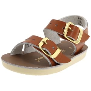 Salt Water Sandals Sun-San Sea Wee, Tan, Size Infant 2