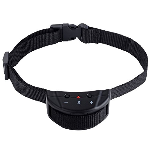 Vastar Dog No Bark Collar, Electric Anti Bark Shock Control with 7 Levels Button Adjustable