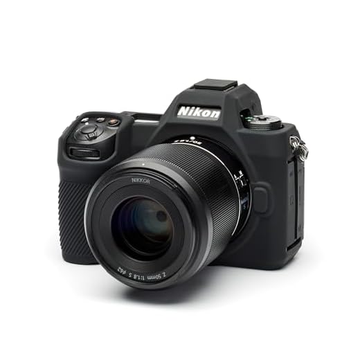 easyCover - Silikon Kameratasche - Schutz für Ihre Kamera - Nikon Z6III - Schwarz