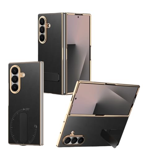 For Galaxy Z Fold5 �p �P�[�X �K���X�t�B�����t�� ���U�[ ���^ �y�� �܏�݃X�^���h���� �M�����N�V�[ Z �t�H�[���h5 �J�o�[ ���@�\�����^ �J�o�[ �S��͕ی� TPU �Ɨ��{�^�� �X�}�z �蒠�^ �\�t�g �l�C ���� ����h�~ �w��