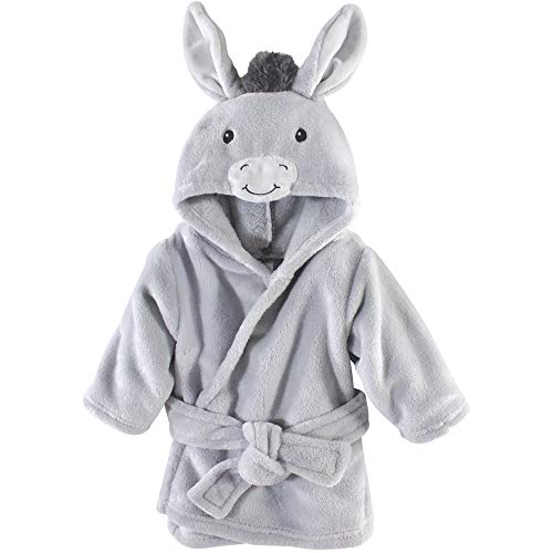 Image of Hudson Baby Unisex Baby Plush Animal Face Bathrobe