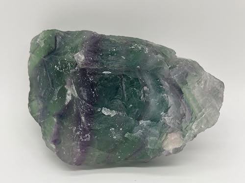Image of Jumbo Rainbow Fluorite Rough Stones, Natural Rainbow Fluorite, Raw Fluorite Crystals (1-2 lbs)