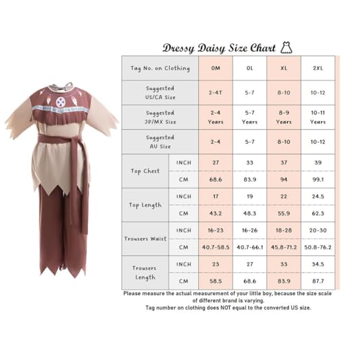 Disfraz Infantil Nativo Americano para Niños Dressy Daisy miniatura 7