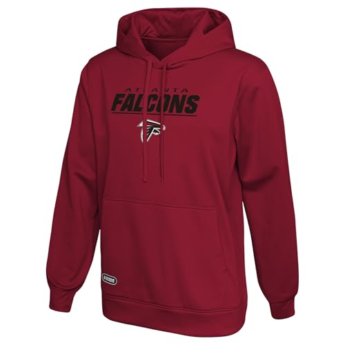 Outerstuff NFL Men's Pullover Hoodie, Atlanta Falcons, Team Color, X-Large