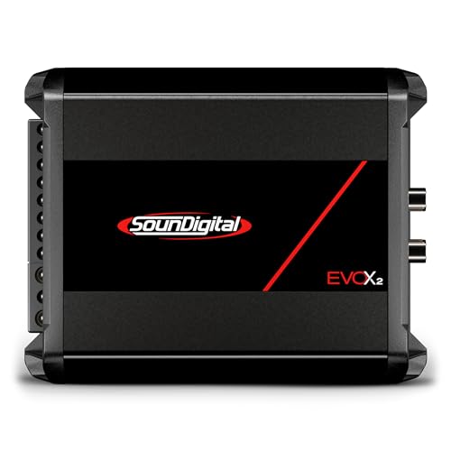 SounDigital EVOX2 800.4-4 Ohm 4-Channel 800W RMS Bridged Power Car Amplifier