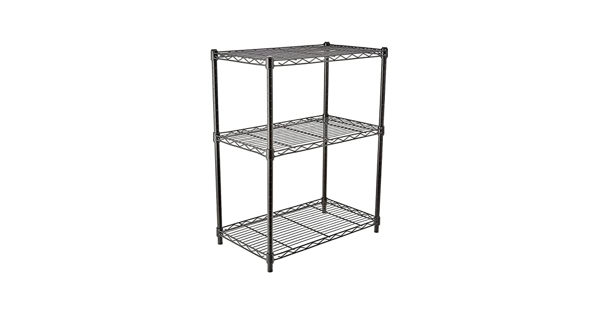 Amazon Basics 3Shelf Adjustable Heavy Duty Storage Shelving Unit only