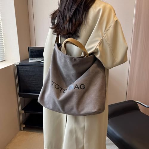 Bolso Tote Retro de Lona - Gran Capacidad miniatura 2