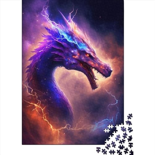 Star Dragon 500 Piece Jigsaw Puzzle 500 Piece Puzzles For Adults Funny Jigsaw Puzzles Great Gift For All Ages 500pcs (52x38cm)