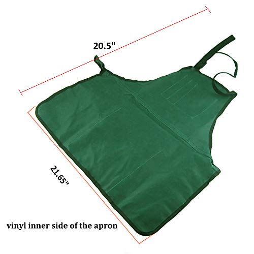 Syooy Garden Apron For Women Tool Apron With Pockets Adjustable Heavy Duty Work Apron For Gardening Woodworkers Carpentry Baking Household Cleaning Lawn Care #TOP1