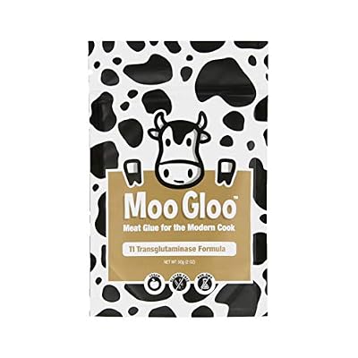 Moo Gloo Transglutaminase [TG, Meat Glue] - TI Formula - 50g/2oz