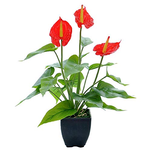 Flores artificiales Bonsai flor artificial Lis Calla Green planta envi