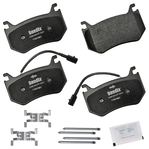 Bendix Priority1 CFM2043 Semi-Metallic Rear Brake Pads for Alfa Romeo ...