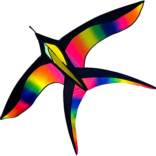Stoie s Bird Kite – Huge Kite - Ideal for Kids and Adults – Easy to Launch – 62 inch Wide and 38 Inch Long– 320 ft String – Unique Ring Handle – Built to Last - Great for Family Fun
