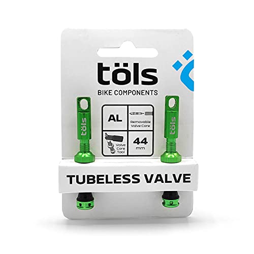 TÖLS Tubeless MTB Valve 44 mm, green
