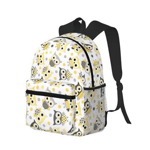 BREAUX Animal Cartoon Owls Cute Print Lightweight And Comfortable Duffel Bag, Casual Daypack, Multipurpose Backpack2