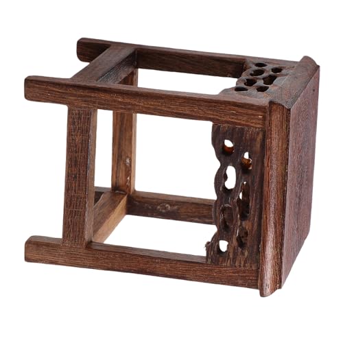 SUPVOX 木製花瓶底座 花鉢置き台 天然木材製 軽量で丈夫 ガーデンや室内用省スペースフラワースタンド 床保護と装飾に