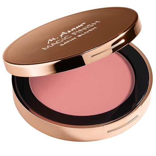 M. Asam MAGIC FINISH Satin Blush Peachy Rose (4g) – Blush mit Satin-Touch Textur für ein perfektes Make Up, hochpigmentierte Beauty-Farben, feuchtigkeitsspendend, federleichte Formel