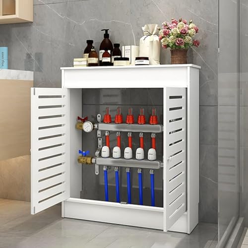 Moderner Heizkörperverkleidung mit 2 Türen,Atmungsaktive Abdeckhaube,Stylische Heizkörperverkleidung mit Ablage für Dampfheizkörper,Platzsparende Deko,Ordnungslösung,für Schlafzimmer,Wohnzimmer,Flur