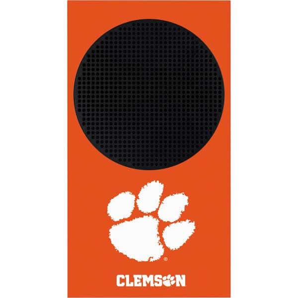 Skinit Decal Gaming Skin Compatible with Xbox Series S Bundle - Officially Licensed Clemson University Tiger Print Design