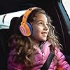 LEXiBOOK, Naruto, Foldable Light-Up Bluetooth® and Wired Headphones with 3D Naruto Universe Design and Volume Limiting, Blue Orange, HPBT015NA - Image 4