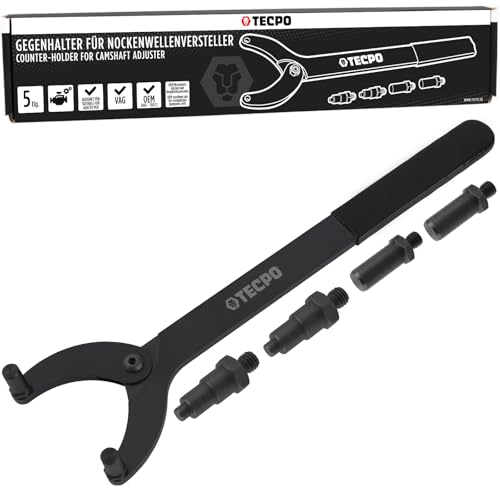 TECPO Gegenhalter Werkzeug Gegenhalterschlüssel für Nockenwellerad Kurbelwelle Nockenwelle Riemenscheibenhalter kompatibel mit VW Audi Skoda OEM 3036 T10172