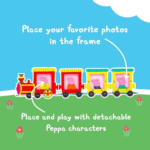 Image of Peppa Pig DIY Mini Train Photo Frame | Learn About Trains | Create, Color & Build Train | STEM Educational Toy for Kids Age 3,4,5,6 Years | Science & Learning Toy