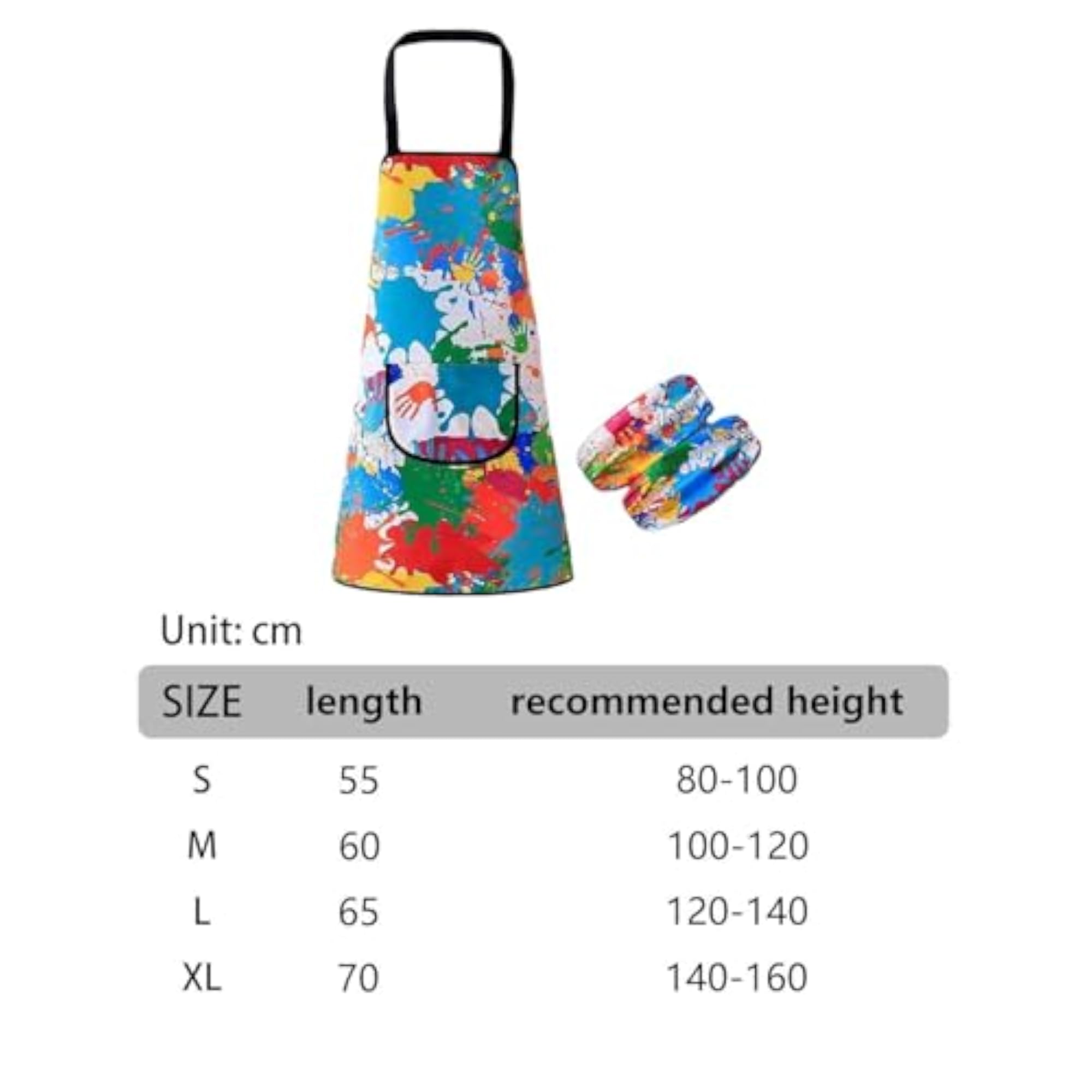 Soft Birthday Gift Portable Kids Apron for Cooking