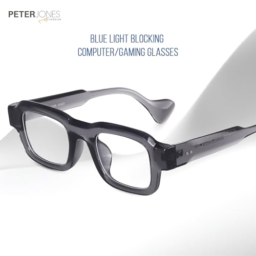 Image of Peter Jones Lenses Unisex Broad Frame Square UV /UB Protected Non-Polarized Sunglasses Medium (3809)
