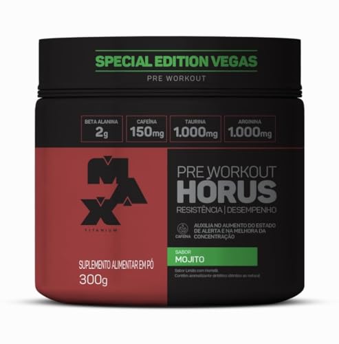 Max Titanium Horus - Pré Treino - Sabor Mojito
