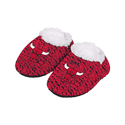 Image of Forever Collectibles FOCO NBA Infant Knit Baby Bootie Shoe (Chicago Bulls, L (6-9M))